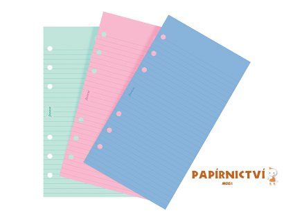 FILOFAX náplň Osobní, papír Fashion linkovaný