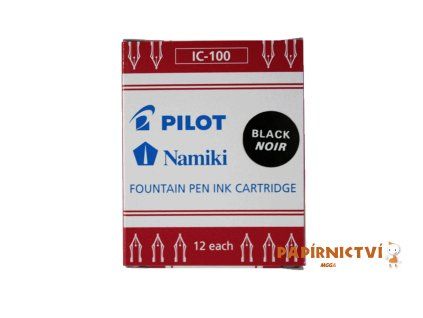 PILOT náplň do pera Capless IC-100, černá