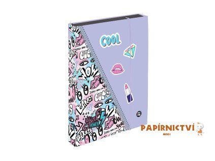 Box na sešity A4 Jumbo Funny Girl 6-49926