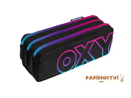 Etue - tři zipy Rainbow Pink 8-89425