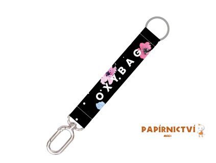 Krátká klíčenka s karabinkou Flowers 6-72726