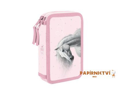 Penál 2 p. prázdný kůň romantic 8-53226