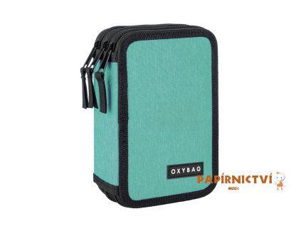 Penál 3 p. prázdný UNICOLOR Mint 6-60426