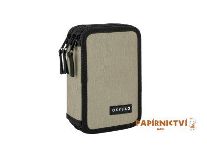 Penál 3 p. prázdný UNICOLOR Mocca 9-83426
