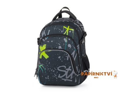 Studentský batoh OXY SCOOLER Grafitti Blue 8-46226