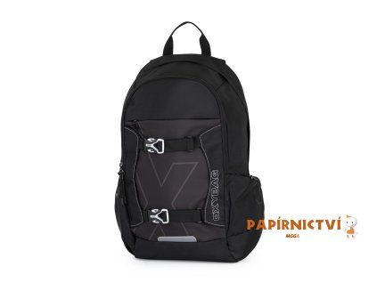 Studentský batoh OXY ZERO Black White 9-24426