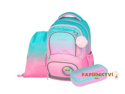 Školní set 3ks OXY NEXT Ombre Pink 6-75226