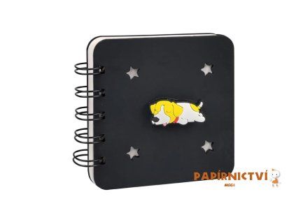 Gifty - Silikonový bloček černý + 1 pin zdarma