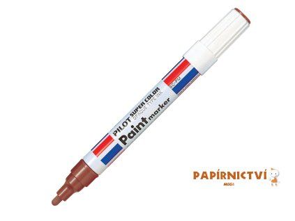 PILOT, Popisovače Paint Marker, 2.0, (M) střední, hnědá