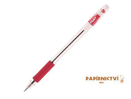 PILOT, Kuličkové pero s víčkem BPE-GP, 0.7, (M) střední, červená