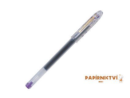 PILOT, Gelový roller Super Gel, 0.7, (M) střední, fialová