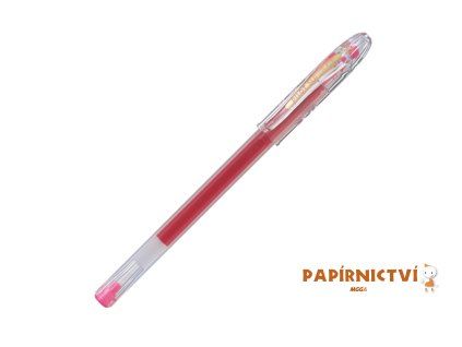 PILOT, Gelový roller Super Gel, 0.7, (M) střední, růžová