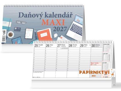 Kalendář 2027 stolní Daňový MAXI 1061745
