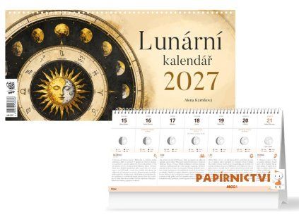 Kalendář 2027 stolní Lunární 1061757