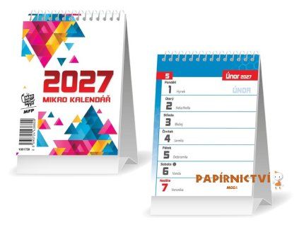 Kalendář 2027 stolní Mikro 1061759