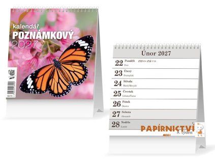 Kalendář 2027 stolní Poznámkový 1061774