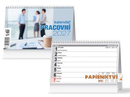 Kalendář 2027 stolní Pracovní 1061775