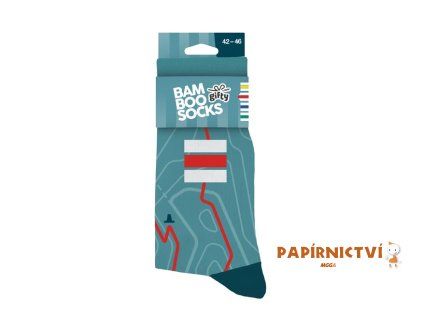 Gifty - ponožky červená trasa 42-46 1043098