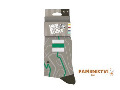 Gifty - ponožky zelená trasa 42-46 1043095
