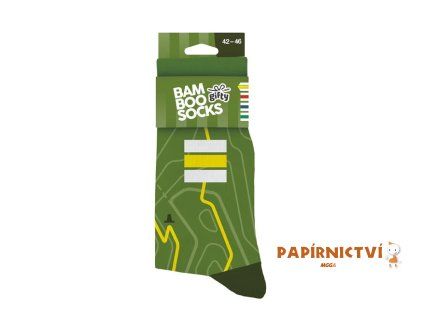 Gifty - ponožky žlutá trasa 42-46 1043089