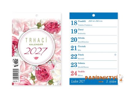 Kalendář 2027 A6 Trhací 1061725