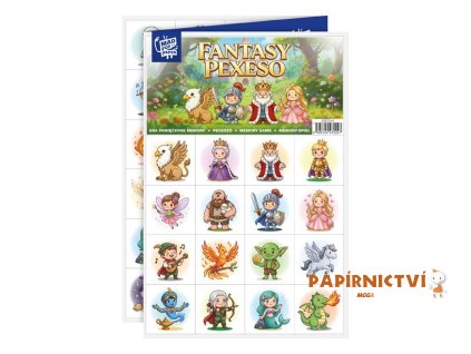 Pexeso MFP 3xA4 Fantasy 5301314