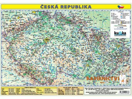 Tabulka A4 Česká republika jednolist