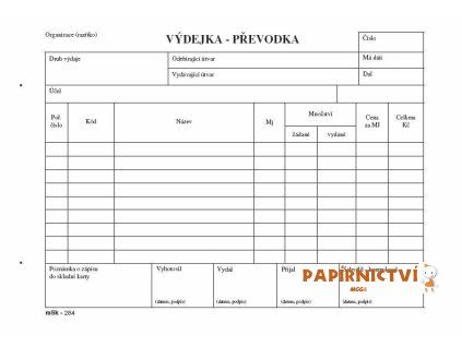 Výdejka - převodka A5/284
