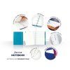 Filofax Notebook Confetti A5, Charcoal