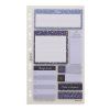 Filofax, Lepící bločky Indigo, multi-fit