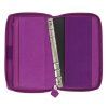 Filofax diář Saffiano Zip, osobní Compact, malinová