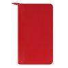 Filofax diář Saffiano, zip osobní compact, červená