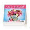 Stolní kalendář MiniMax Květiny/Kvetiny 2026 171x139(25)mm SM07-26