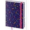 Diář týdenní A5 Vario - Sprinkles s gumičkou 2026 145x205mm DV423-17-26