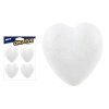 Srdce 6cm/4ks polystyren 1042287