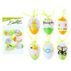 Vajíčka plast 6cm/6ks potisk 623 2221430