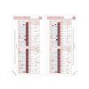 Diář 2026 T806 PU dark brown 90x170mm 7781514