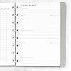 Filofax, Notebook, náplň A5, plánování cestování