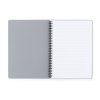 Twin wire blok A4 PP PASTELINI šedá 8-804