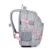 Studentský batoh OXY SCOOLER Grey Geometric 9-13626